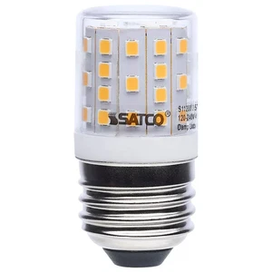 3.5 Watt T14 LED - 3000K CCT - Medium Base - Clear Finish - Appliance Lamp - 120 - Picture 1 of 7