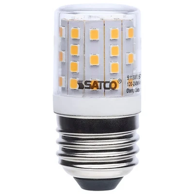 3.5 Watt T14 LED - 3000K CCT - Medium Base - Clear Finish - Appliance Lamp - 120 - Image 1 of 4