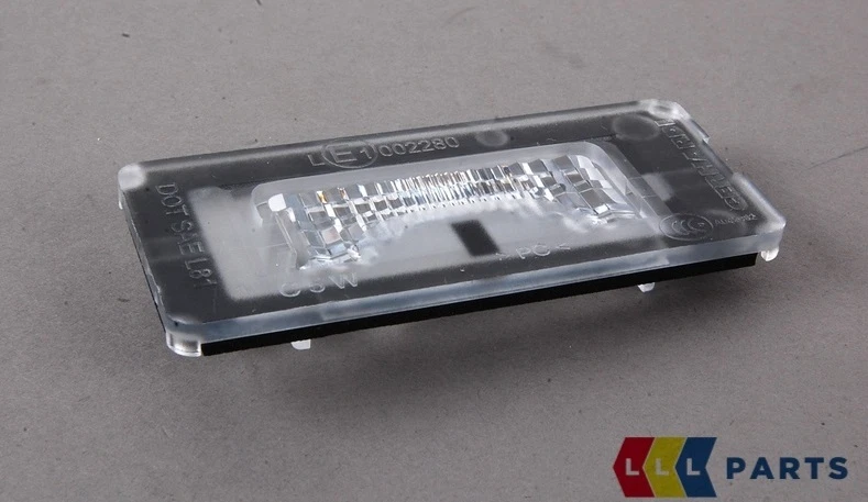 2 Genuine MINI Number Plate Light Lenses R56 R57 R58 R59 One Cooper