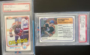 1981/82 Topps Hockey - Complete Set #'s 1-198 NM/M Gretzky PSA 9 & PSA 9 Leader - Bild 1 von 6