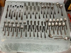 EXTREMELY RARE Beverly (Silverplate, 1935) by Oneida Silver,Monarch Plate 62 PCS - Picture 1 of 1