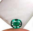8.20 Ct Certified Oval Shape Colombian Nice Green Emerald Natural Gemstone Gf836