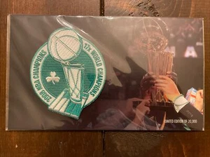 Boston Celtics Embroidered Patch 2008 World Championship 17x SGA NEW  - Picture 1 of 3