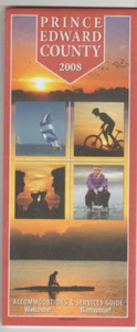 Prince Edward County Ontario Canada Map Folded 2008 - Imagen 1 de 5