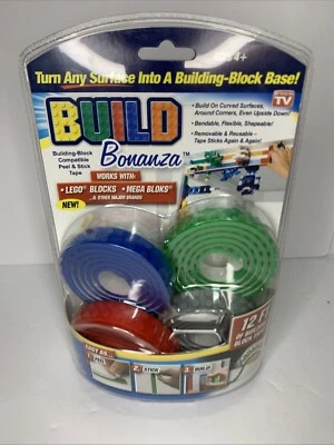 Build Bonanza Adhesive Bendable Work Building BLOCK Compatible Peel & Stick Tape - Image 1 of 2
