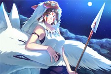 New 1000Pcs Wooden Puzzle Princess Mononoke And The Wolf Jigsaw Assembling Toy