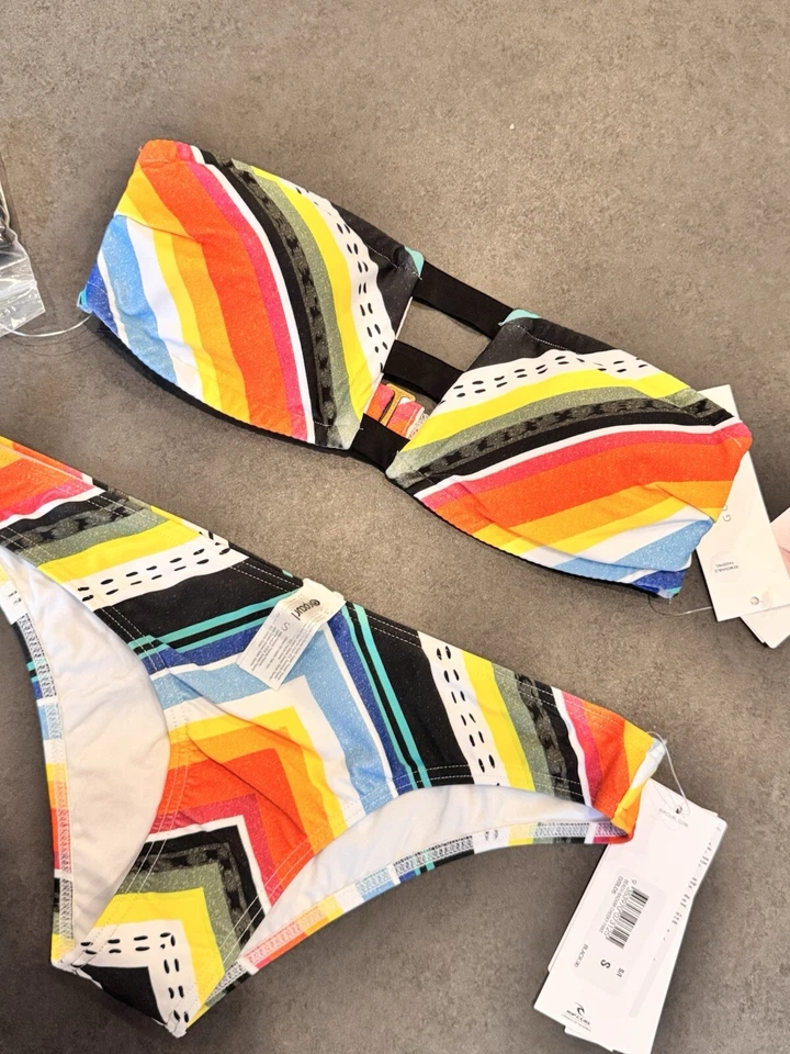 Rip Curl Bikini Damen S Hawaii Aloha Pool Urlaub Ibiza Neu Hibiskus Surf NP89€ - Bild 1 von 4