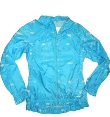 Chaqueta de Correr Puma Mujer Azul Atolón USP Embalable - Pequeña - Venta al por menor $85 Foto 1 de 4