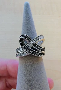 Damenring, Spinelle, 925er Sterling Silber, Gr. 16,5 - Bild 1 von 8