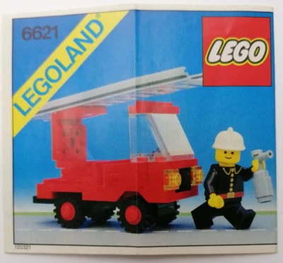 Notice LEGO LEGOLAND City 6621 Fire Truck - Livret d'instructions uniquement - Photo 1/2