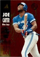 1995 PINNACLE RED HOT JOE CARTER TORONTO BLUE JAYS #RH16 INSERT