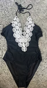 One Piece Cupshe Badeanzug schwarz Größe M Neu ohne Etikett - Bild 1 von 3