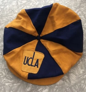 UCLA Bruins College Campus Sports Memorabilia Button Hat 7-1/4 Size 40s-50s Era - Picture 1 of 5