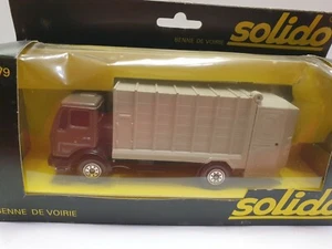 Solido Modellauto Mercedes LKW Müllcontainer Benne de voirie 379 Frankreich Rot - Bild 1 von 7