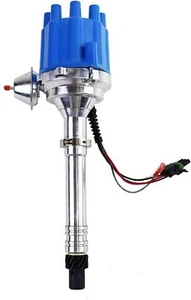 Pro Billet Series R2R Distributor GMC Chevy SBC BBC V8 327 350 396 454 Blue - Picture 1 of 9