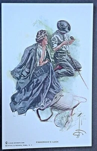 Harrison Fisher "La fortuna del pescatore" Reinthal & Newman #Serie 103 - Foto 1 di 2