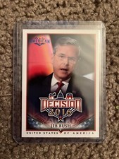 Decision 2016 Jeb Bush “All American” Blue Base Parallel RARE