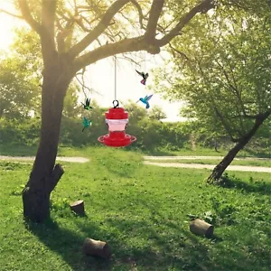 Alimentador de colibríes de plástico alimentador de pájaros porche colibrí - Imagen 1 de 14