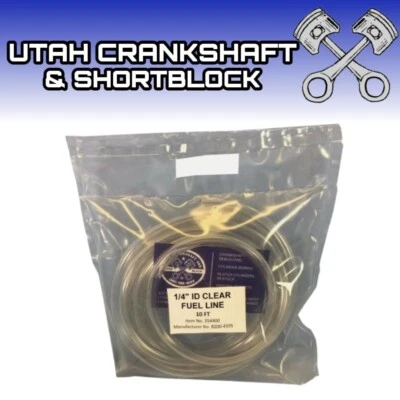 NEW CLEAR FUEL LINE ID 1/4" PRE-CUT TO 10 FT KAWASAKI HONDA SUZUKI KTM - Image 1 of 4