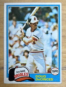 1981 Topps Doug DeCinces Baseball Card #188 Orioles 3B Low-Grade O/C Bad Corners