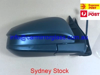 NOVO ESPELHO DE PORTA PARA TOYOTA HILUX 2015 Em diante LADO DIREITO (PRETO, AJUSTE ELÉTRICO) - Imagem 1 de 3