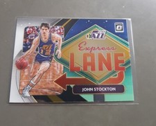 2020-21 JOHN STOCKTON NBA CARD PANINI OPTIC EXPRESS LANE # 2 UTAH JAZZ