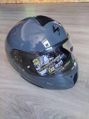 Motorradhelm Klapphelm  Scorpion EXO 920 Größe S mit Sonnenblende - Bild 1 von 3