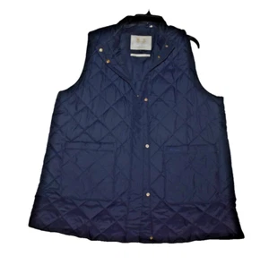 Chaleco acolchado Barbour Cosmia forro azul marino talla 1X Modern Heritage - Imagen 1 de 5