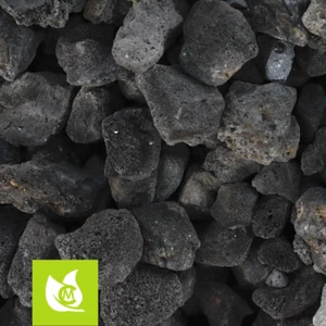 Lava schwarz Gabionensteine, 30/90mm, Sackware - Bild 1 von 2