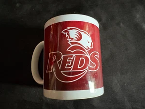 TAZA: TAZA TAZA QUEENSLAND REDS RUGBY UNION QLD ROJOS - Imagen 1 de 5