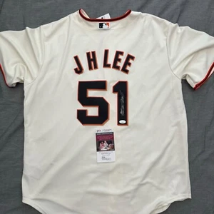 Maglia Nike Baseball JUNG HOO LEE Autografo Firmato San Francisco Giants JSA COA - Foto 1 di 4