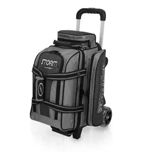 Storm Bowling 2 Ball Tasche Rolling Thunder Plaid Gray Black - Bild 1 von 3