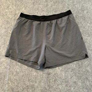 Adidas Shorts Mens 2XL XXL Gray Aeroready Stretch Waist Pockets - Picture 1 of 10