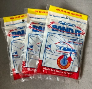 Band It 20 to 32 Gal. Trash Can Loop With Stay Put Holder 3 Packages - Picture 1 of 3