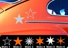 Étoile Star Autocollant Astérisque Sternenaufkleber Farb-Und Choix de Taille Set