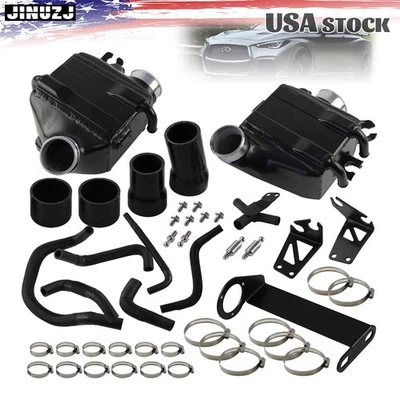 Performance Air-To-Water Intercoolers For Infiniti Q50/Q60  V6 3.0T 2016+ Black Foto 1 de 4