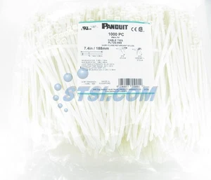Bridas de cable de bloqueo Panduit PLT2S-M69 Pan-Ty, retardantes de llama de 7,4", 1000 paquetes ~ STSI - Imagen 1 de 2