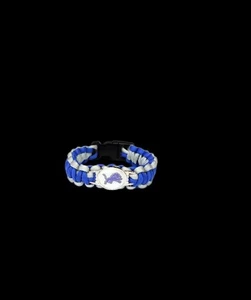 DETROIT LIONS NFL PARCORD ROPE BRACELET - Picture 1 of 1