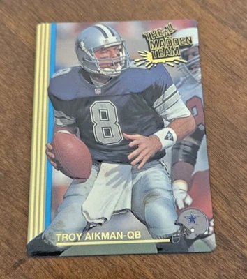 1992 Action Packed The All-Madden Team - Troy Aikman #7 - Image 1 of 2