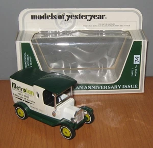 Matchbox Yesteryear Y12 Model T Ford Van Metroplan 1973-1983 Code 3 Black Seats - Picture 1 of 9