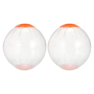 2pcs Hamster Exercise Ball For Syrian Hamster & Gerbil - Ventilated & Safe - Picture 1 of 12