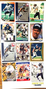 Junior Seau Card Lot - 1990s-2000s - 12 Cards Topps Upper Deck Fleer Gameday - Picture 1 of 1