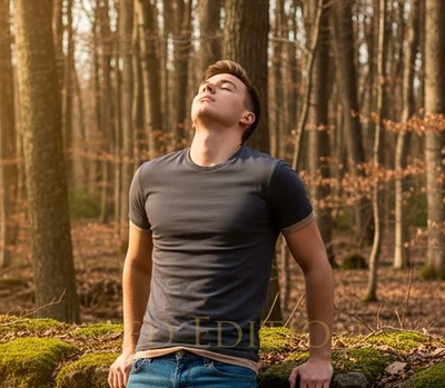 Handsome Male Portrait Gay Interest AI Photo Art Collectible 5x7 64 8.25 - Image 1 of 2