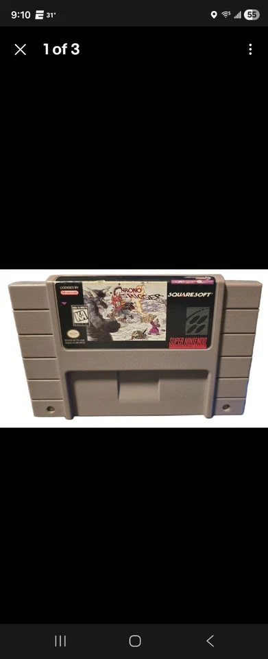 Cartucho auténtico Chrono Trigger (Super Nintendo SNES) *PROBADO* Foto 1 de 1