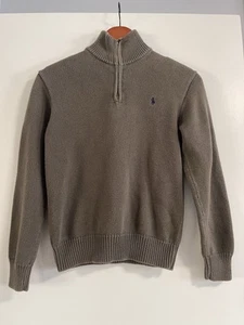 Polo Ralph Lauren Boy’s Sweater Size M Grey - Picture 1 of 7