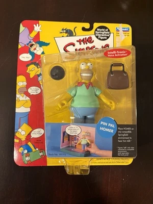 Figura de acción Los Simpson Pin Pal Homer Serie 2 World of Springfield Playmates Foto 1 de 2