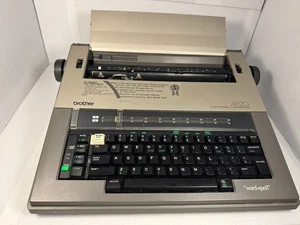 BROTHER AX-20 Electric Typewriter Word Out Spell Check W/ COVER - Tested/Working - Picture 1 of 4