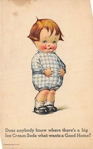 Postal: Little Boy Ate Too Much, Twelvetrees, DB 1910 - Imagen 1 de 2