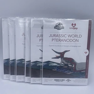 Lovepop LP1784 Jurassic World Pteranodon -Birthday Greeting Card Set Of 6 - NEW - Picture 1 of 6