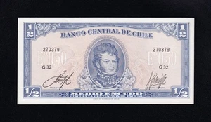F.C CHILE , 1/2 ESCUDO ND , S/C ( UNC ) , P.134Aa . - Imagen 1 de 2